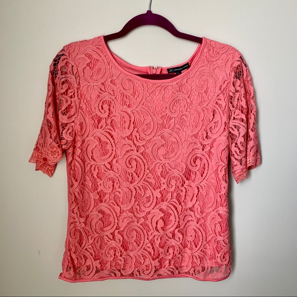 Adrianna Papell Short Sleeve Top